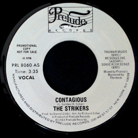 The Strikers - Contagious / Contagious side B