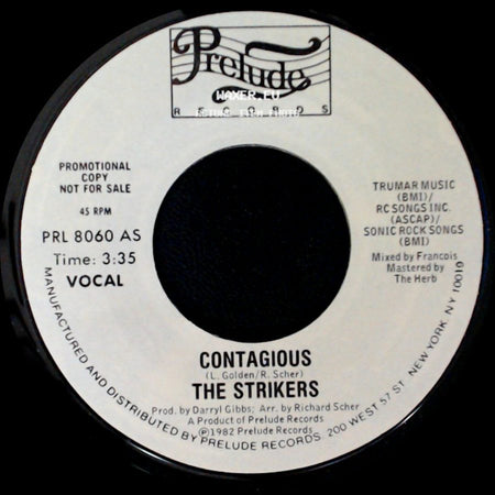 The Strikers - Contagious / Contagious side B