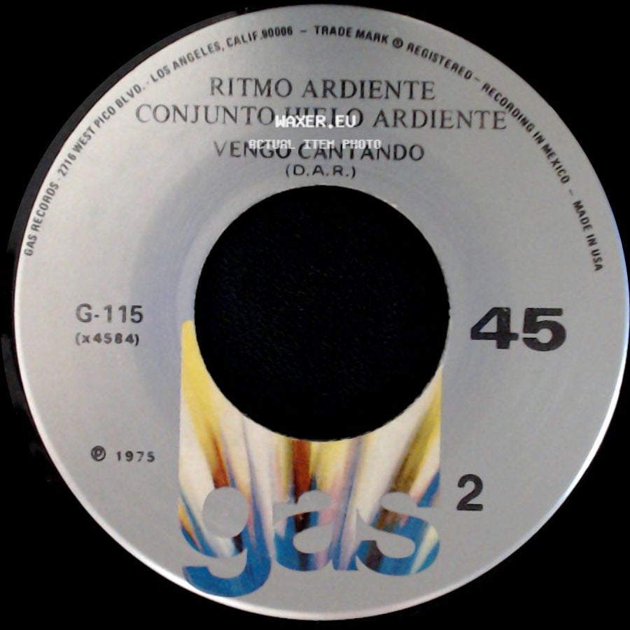 Conjunto Hielo Ardiente - Vengo Cantando / Julia side A