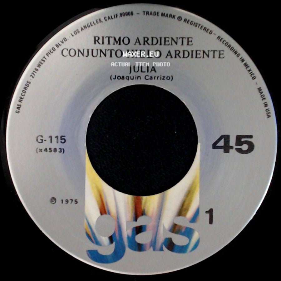 Conjunto Hielo Ardiente - Vengo Cantando / Julia side B