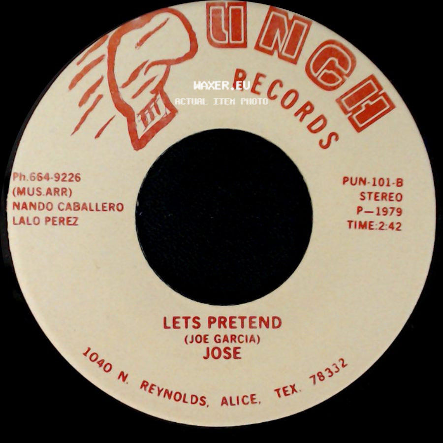Jose - Lets Pretend / You've Got To Be There side A