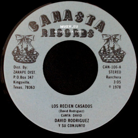 David Rodriguez Y Su Conjunto - Los Recien Casados / Florita Del Alma side A