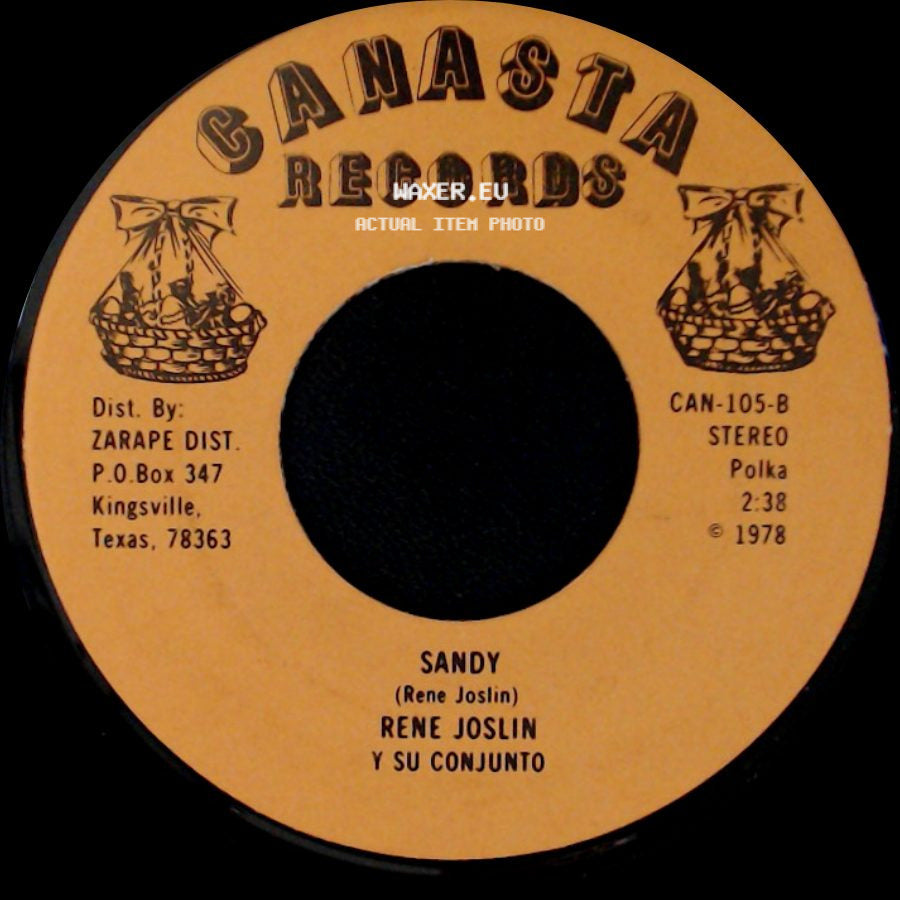 Rene Joslin Y Su Conjunto - Por Un Amor / Sandy side B