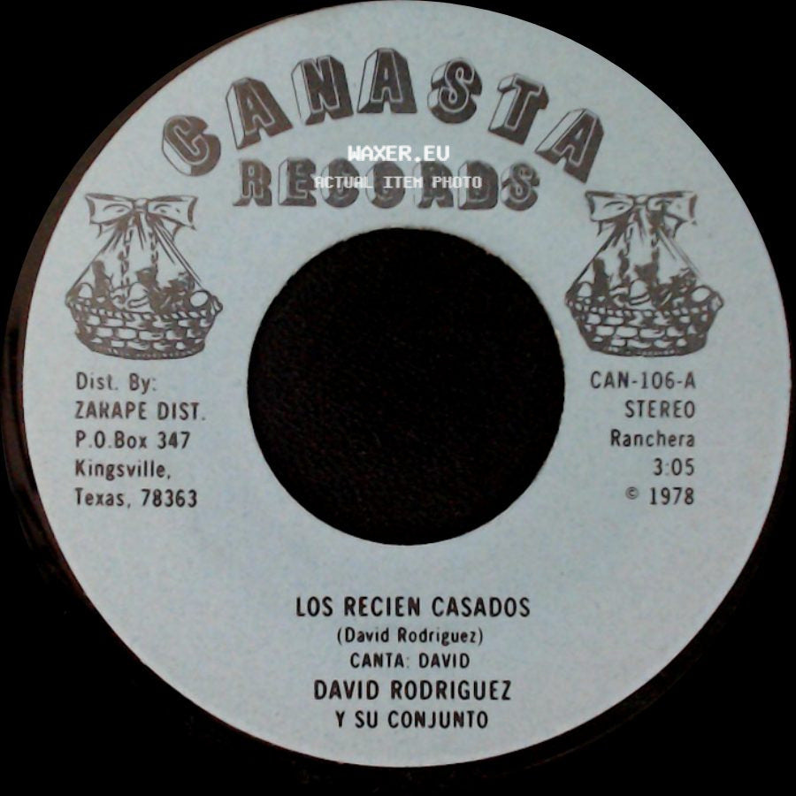 David Rodriguez Y Su Conjunto - Florita Del Alma / Los Recien Casados side B