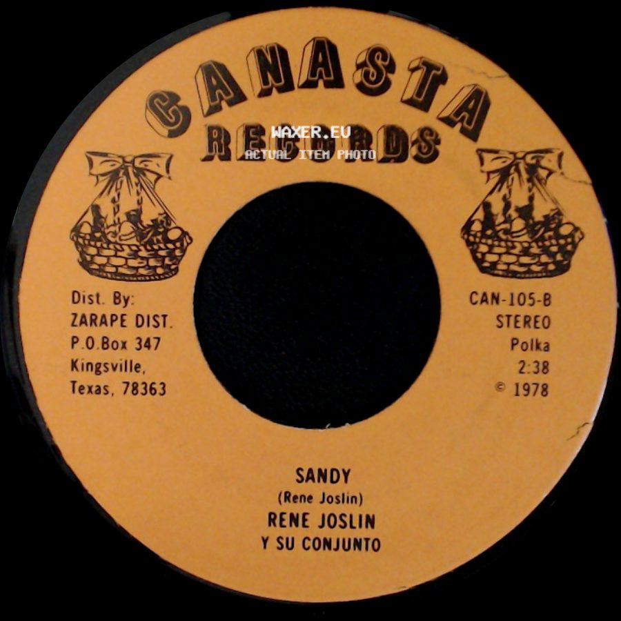 Rene Joslin Y Su Conjunto - Por Un Amor / Sandy side B