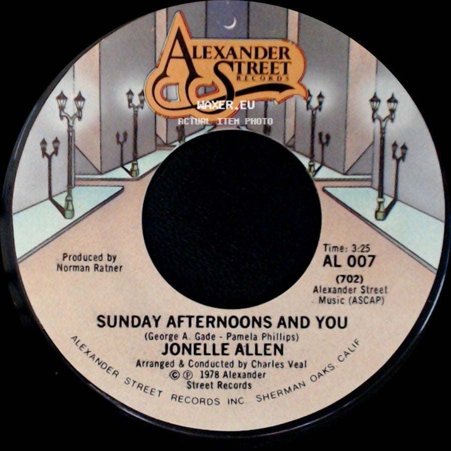 Jonelle Allen - Sunday Afternoons And You / Baby, I Just Wanna Love You side A
