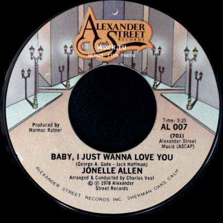 Jonelle Allen - Baby, I Just Wanna Love You / Sunday Afternoons And You side A