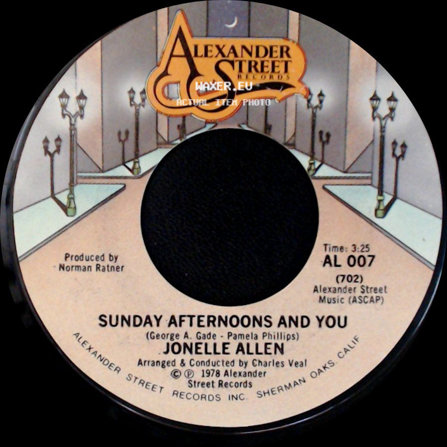 Jonelle Allen - Baby, I Just Wanna Love You / Sunday Afternoons And You side B