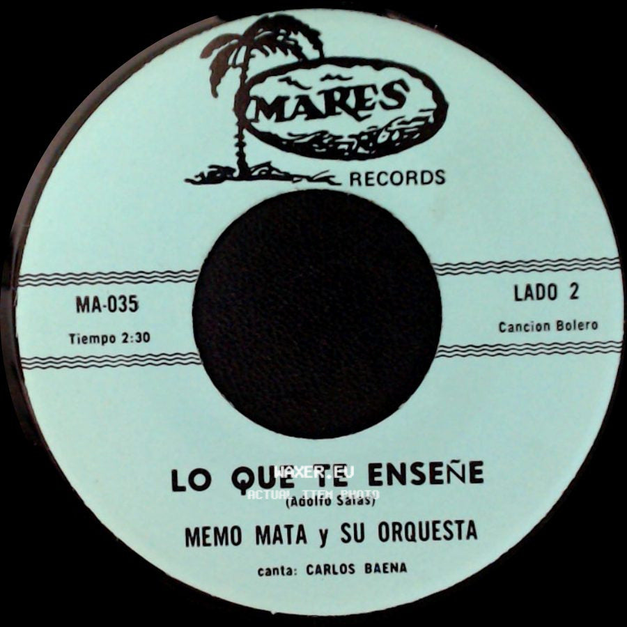 Memo Mata Y Su Orquesta - Destino..."La Luna" / Lo Que Te Enseñe side B