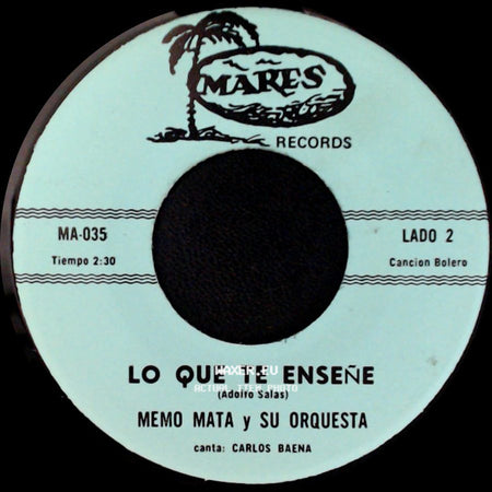 Memo Mata Y Su Orquesta - Destino... "La Luna" / Lo Que Te Enseñe side B