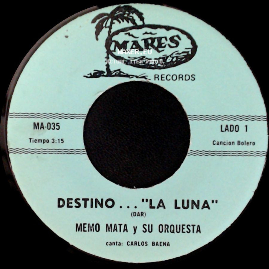 Memo Mata Y Su Orquesta - Destino... "La Luna" / Lo Que Te Enseñe side A