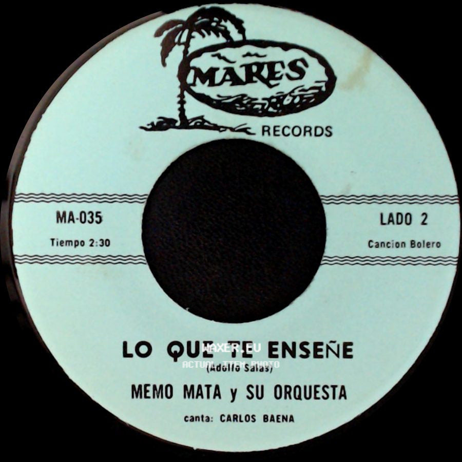 Memo Mata Y Su Orquesta - Destino... "La Luna" / Lo Que Te Enseñe side B