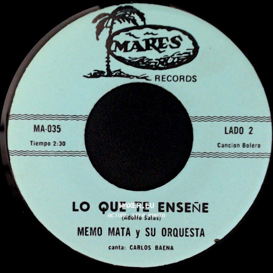Memo Mata Y Su Orquesta - Destino ... "La Luna" / Lo Que Te Enseñe side B