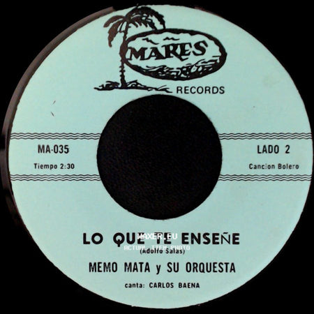Memo Mata Y Su Orquesta - Destino... "La Luna" / Lo Que Te Enseñe side B