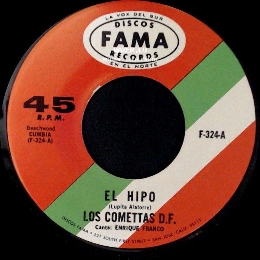 Los Comettas D.F. - El Hipo / Ya Llego Paula? side A