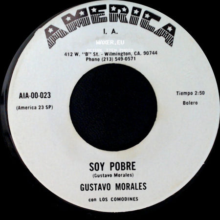 Gustavo Morales - Te Tenia Lastima / Soy Pobre side B