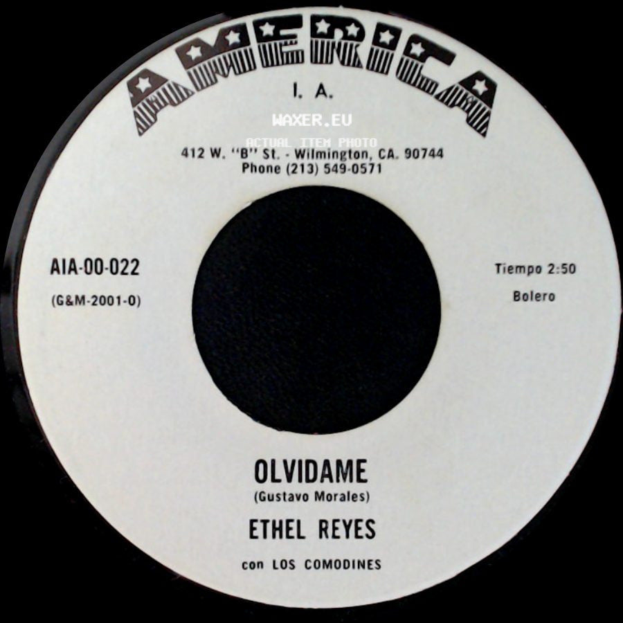 Ethel Reyes - Olvidame / Union Libre side A