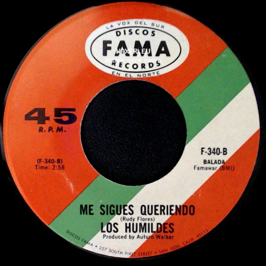 Los Humildes - Son Tus Ojos / Me Sigues Queriendo side B