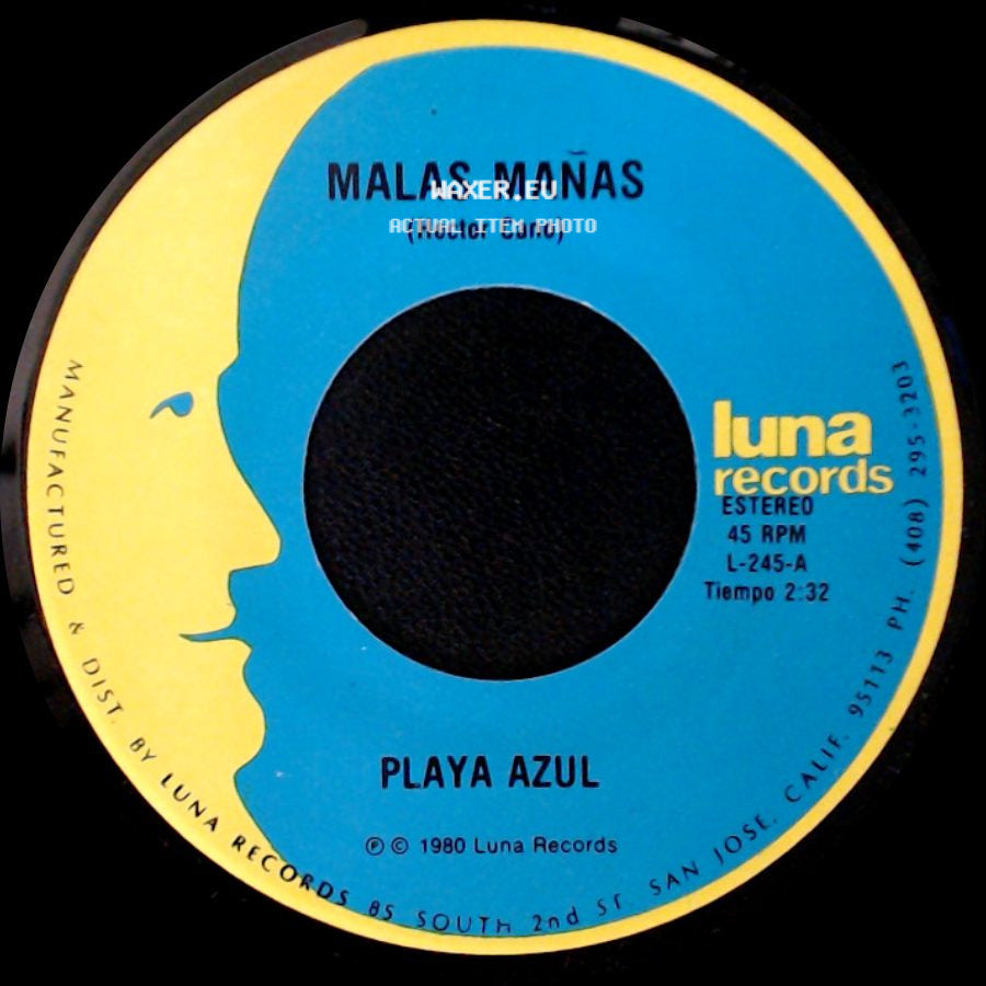 Playa Azul - Malas Mañas / Morenita Encantadora side A