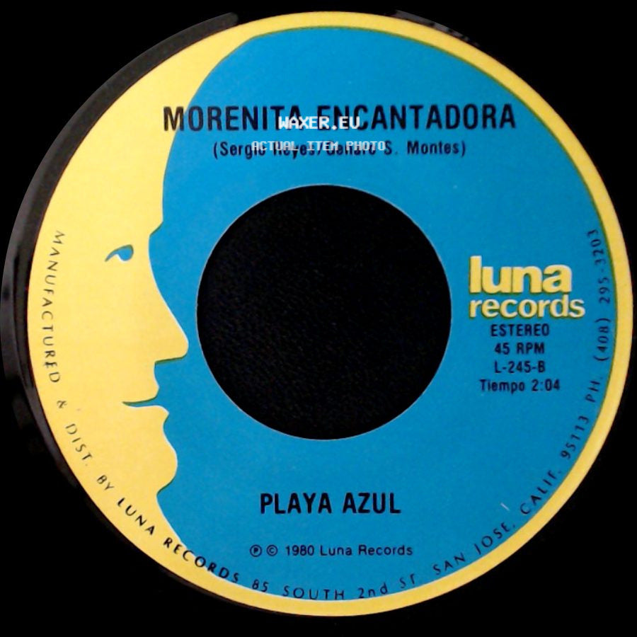 Playa Azul - Morenita Encantadora / Malas Mañas side A