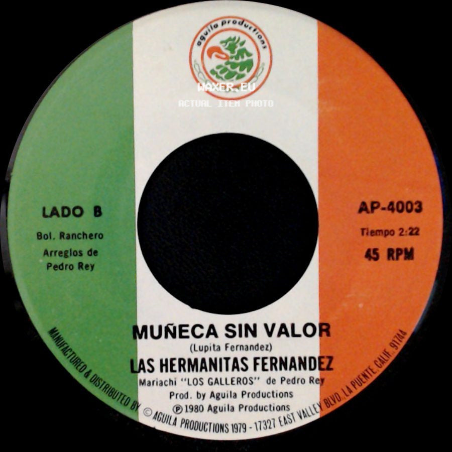 Las Hermanitas Fernandez - Siempre Te Amare / Muñeca Sin Valor side B