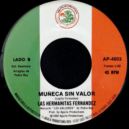 Las Hermanitas Fernandez - Siempre Te Amare / Muñeca Sin Valor side B