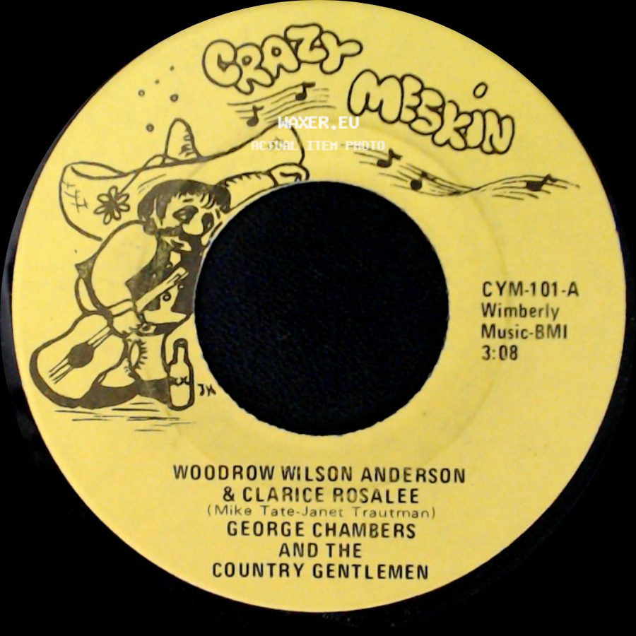 Woodrow Wilson Anderson & Clarice Rosalee / George Chambers And The Country Gentlemen - George Chambers And The Country Gentlemen / Ruben James side A