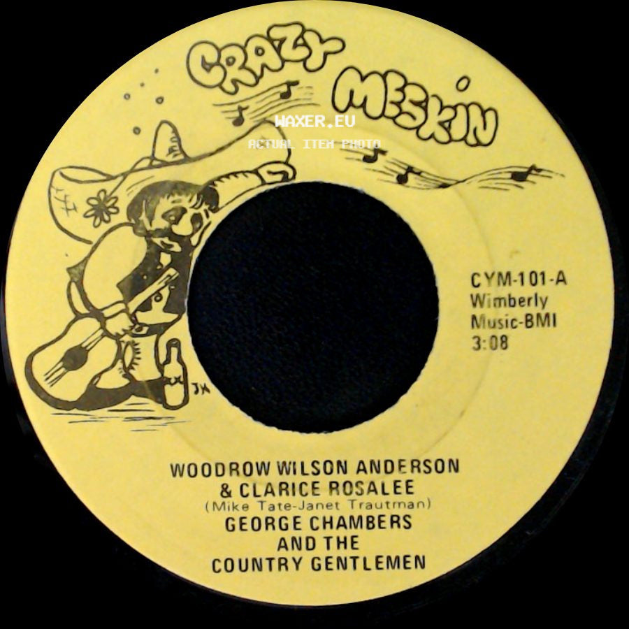 Woodrow Wilson Anderson & Clarice Rosalee / George Chambers And The Country Gentlemen - George Chambers And The Country Gentlemen / Ruben James side A