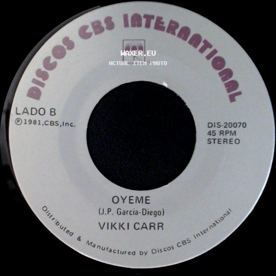 Vikki Carr - Total / Oyeme side B