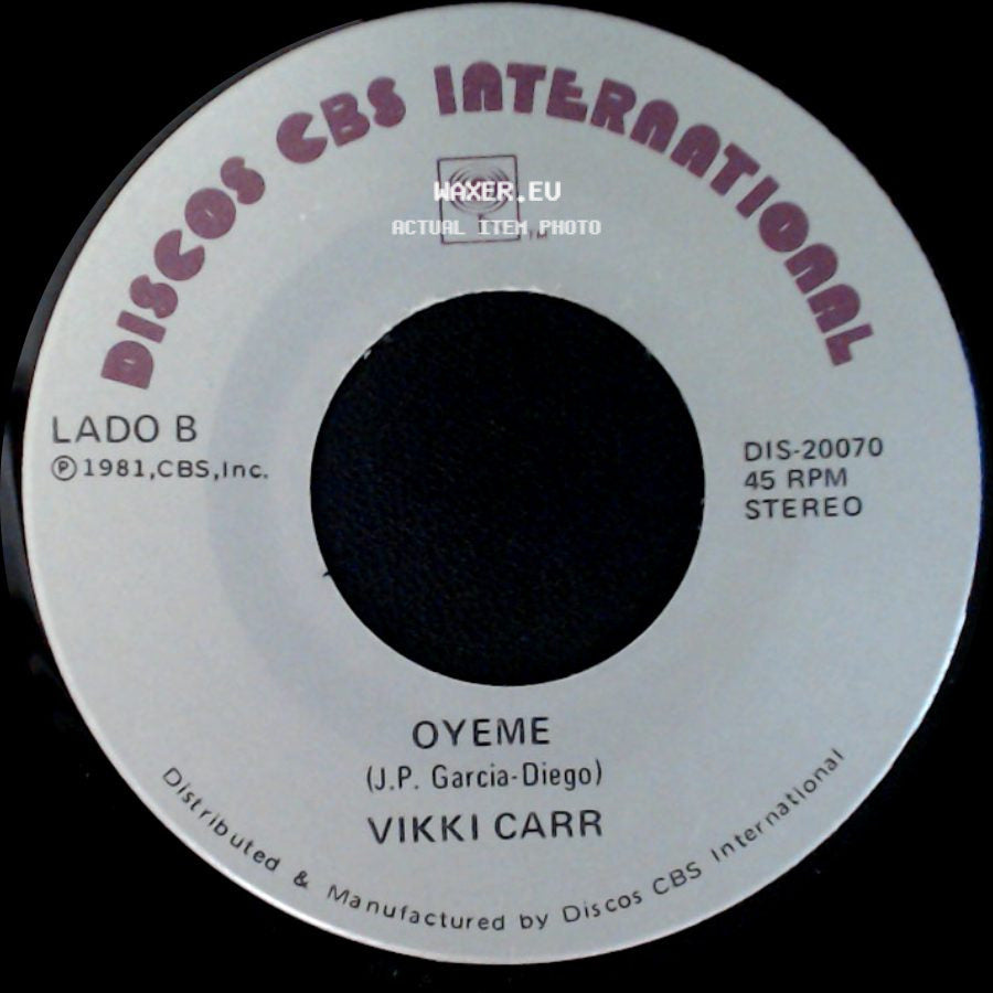 Vikki Carr - Total / Oyeme side B