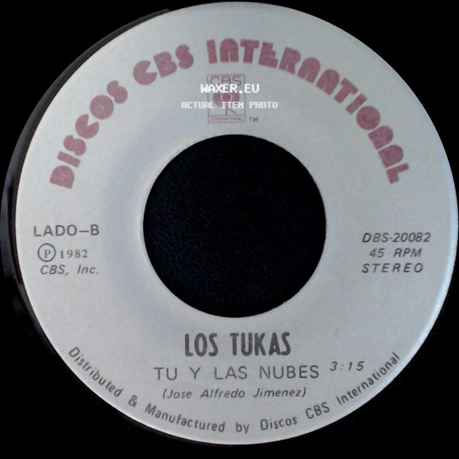 Los Tukas - Dame Una Oportunidad / Tu Y Las Nubes side B