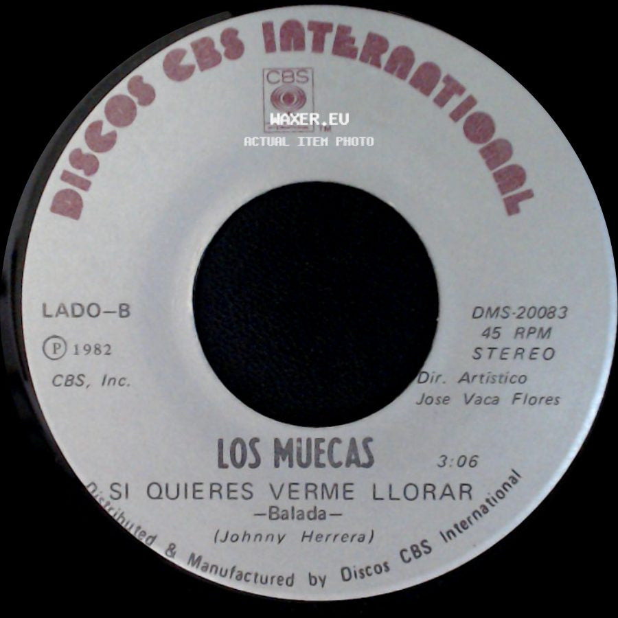 Los Muecas - Empate De Amor / Si Quieres Verme Llorar side B