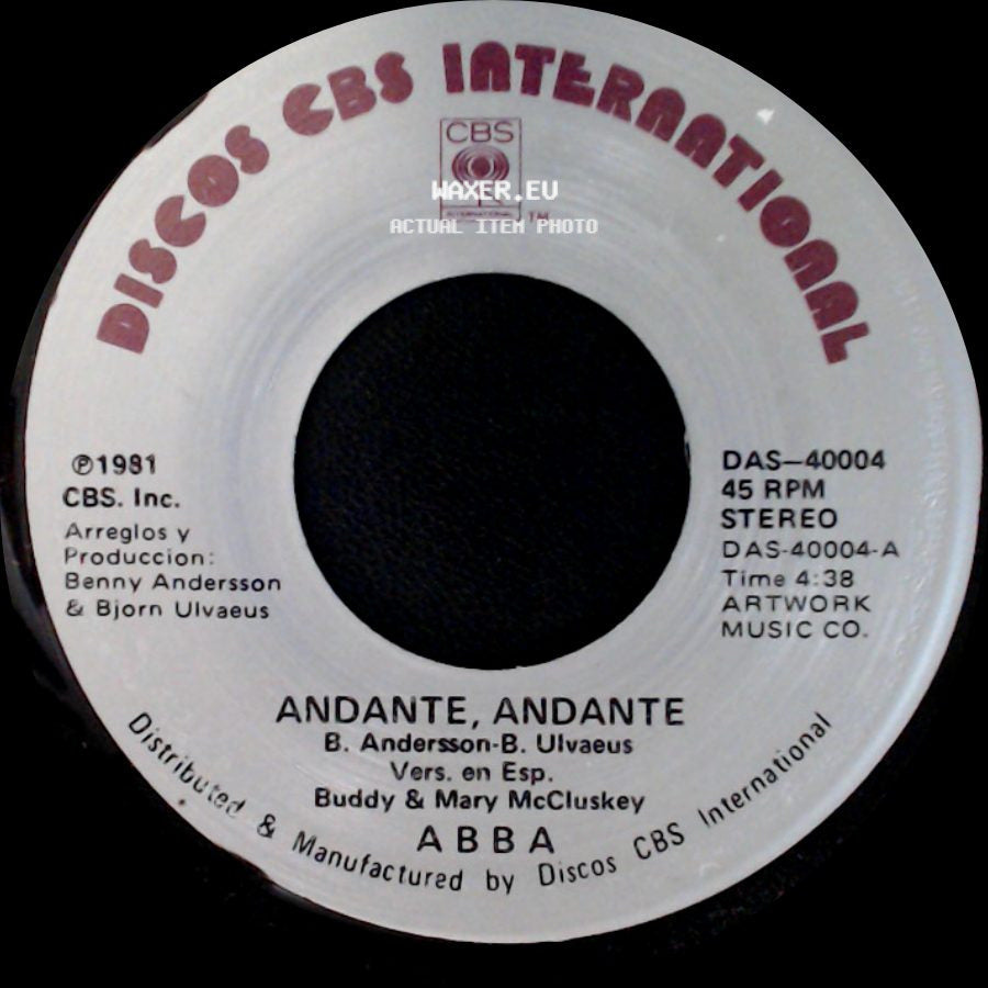 Abba - Andante, Andante / Felicidad side A