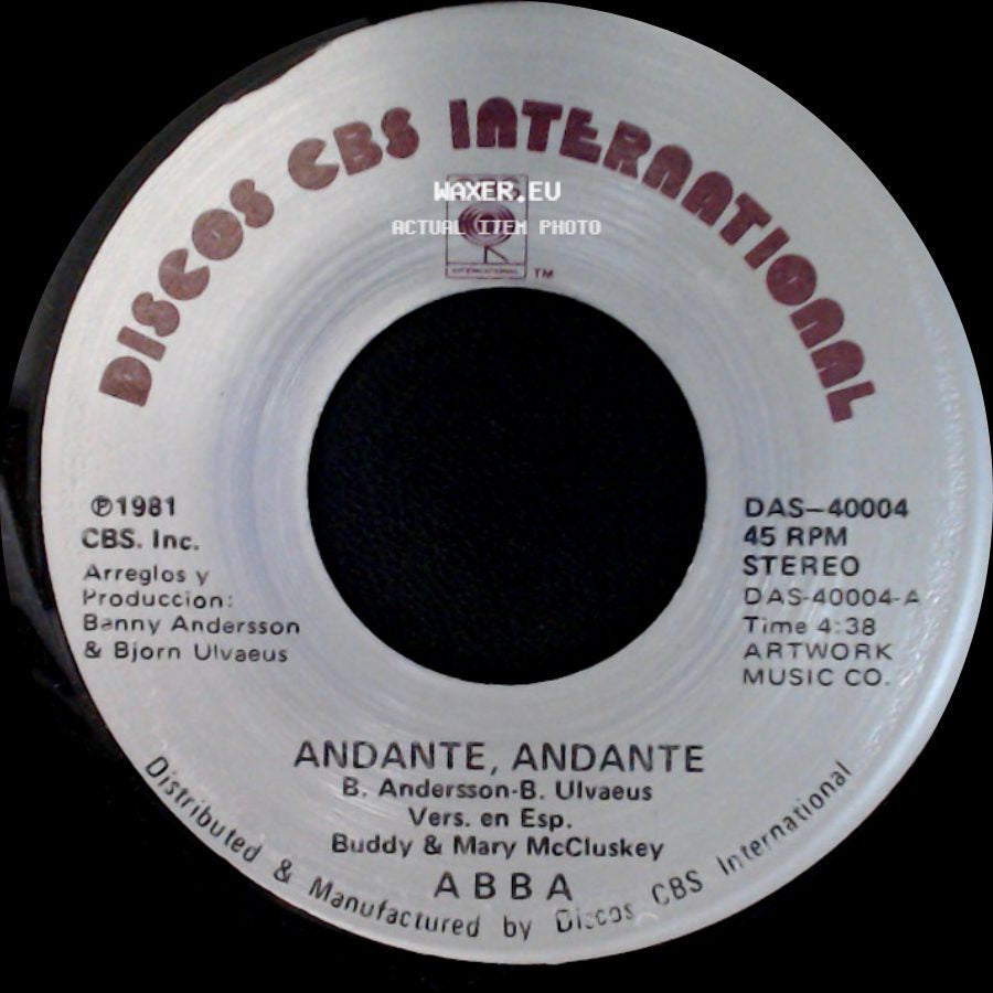 Abba - Felicidad / Andante, Andante side B