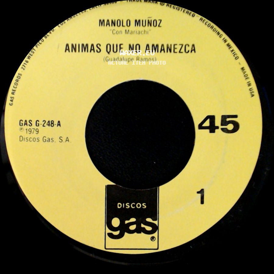 Manolo Muñoz - Animas Que No Amanezca / Cuatro Caminos side A