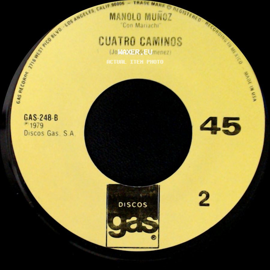 Manolo Muñoz - Animas Que No Amanezca / Cuatro Caminos side B