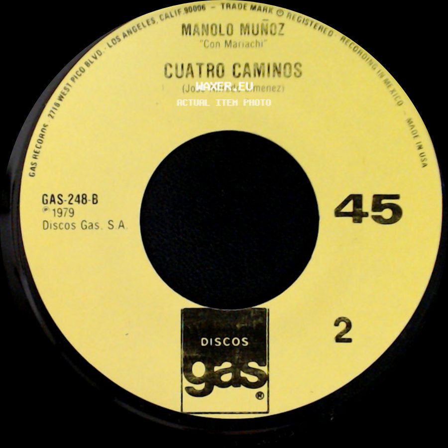 Manolo Muñoz - Animas Que No Amanezca / Cuatro Caminos side B
