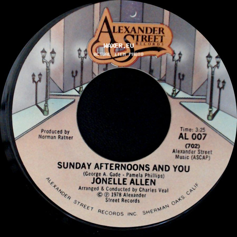 Jonelle Allen - Baby, I Just Wanna Love You / Sunday Afternoons And You side B