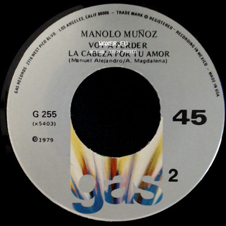 Manolo Muñoz - Alguien Como Tu (Lolita De La Colina) / Voy A Perder La Cabeza Por Tu Amor side B