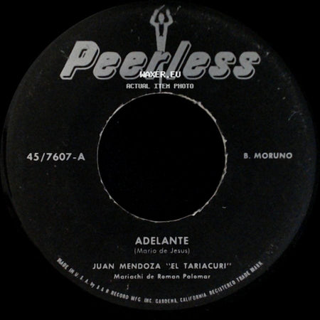 Juan Mendoza "El Tariacuri" - Adelante / Echale, Echale, Echale side A