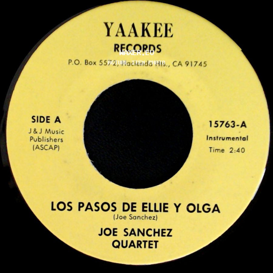 Joe Sanchez Quartet / Joe Sanchez - Los Pasos De Ellie Y Olga / Charlene side A