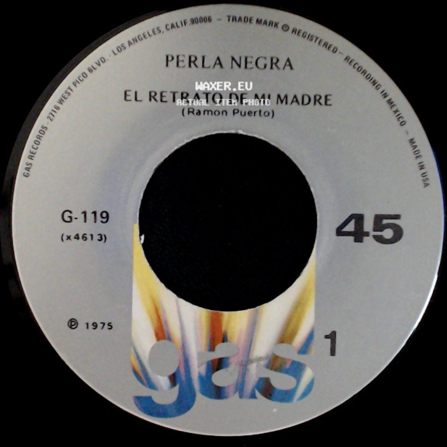 Perla Negra - El Retrato De Mi Madre / Tigre Rasurado (D.A.R.) side A