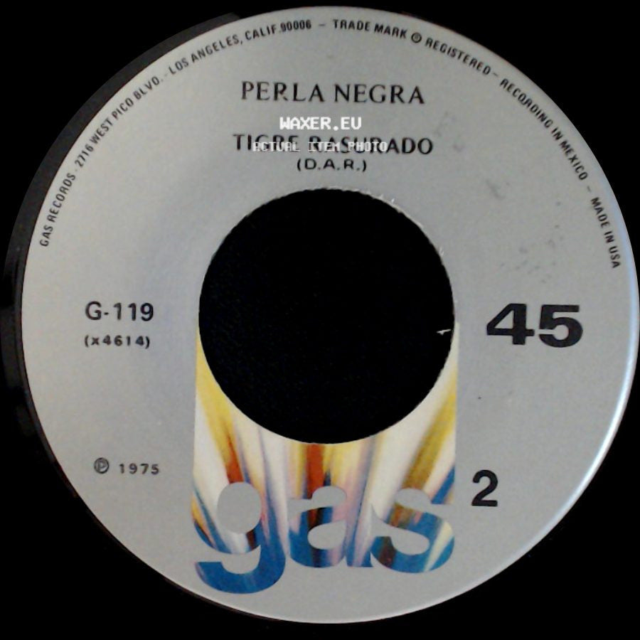 Perla Negra - El Retrato De Mi Madre / Tigre Rasurado (D.A.R.) side B