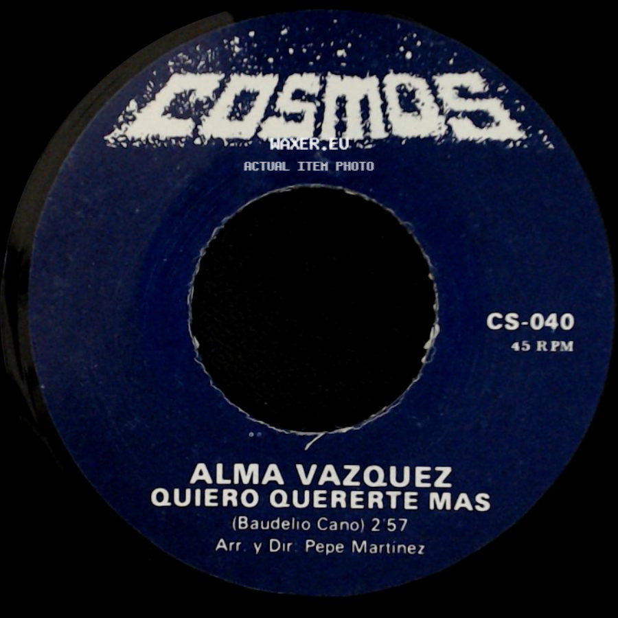 Alma Vazquez - Ni Tu Ni Yo / Quiero Quererte Mas side B