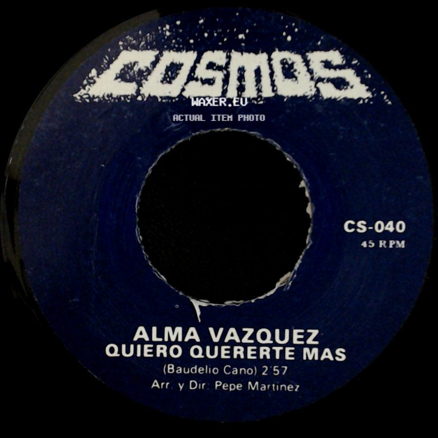 Alma Vazquez - Ni Tu Ni Yo / Quiero Quererte Mas side B
