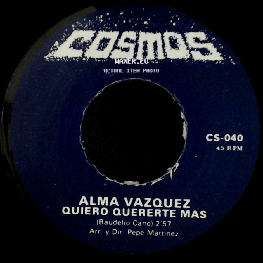 Alma Vazquez - Ni Tu Ni Yo / Quiero Quererte Mas side B