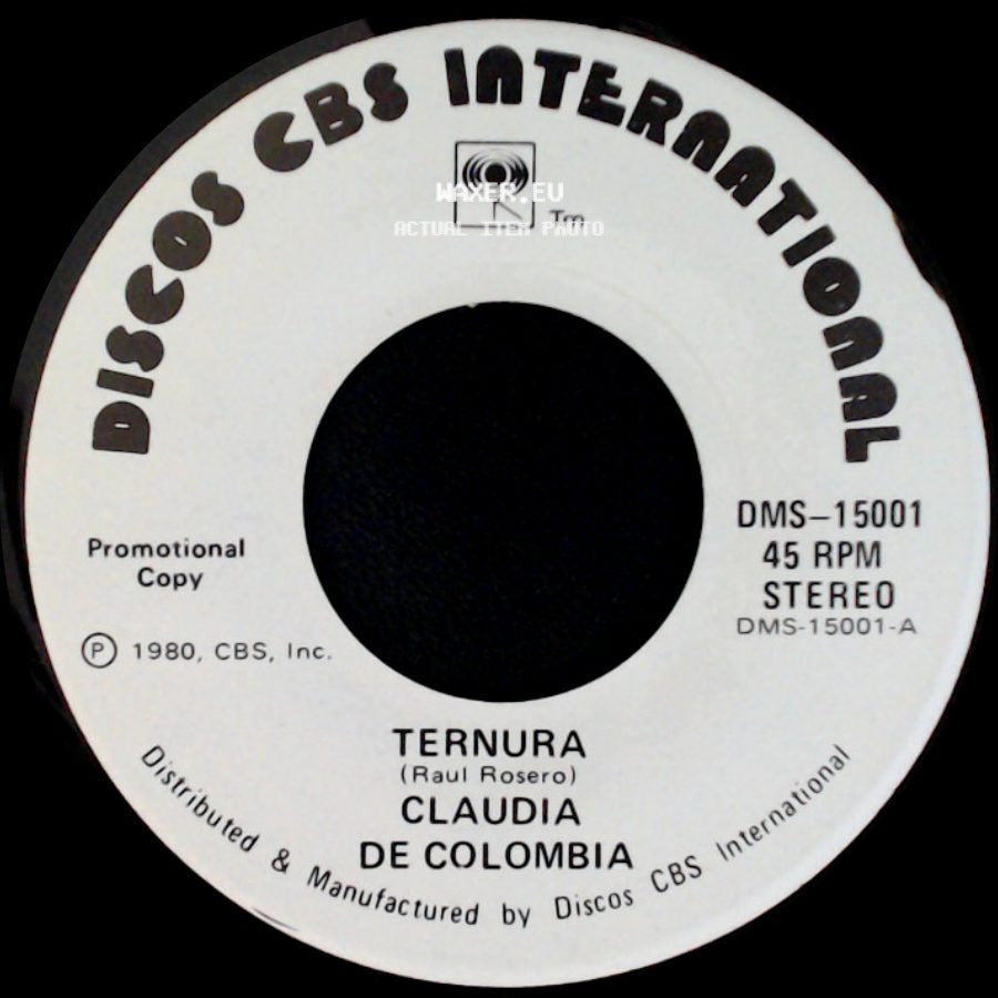 Claudia De Colombia - Mis Motivos / Ternura side B