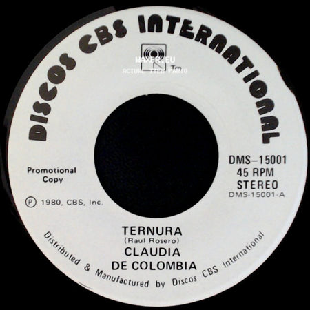 Claudia De Colombia - Mis Motivos / Ternura side B