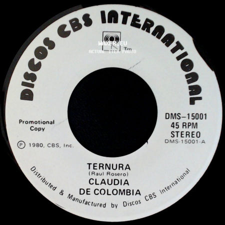 Claudia De Colombia - Mis Motivos / Ternura side B