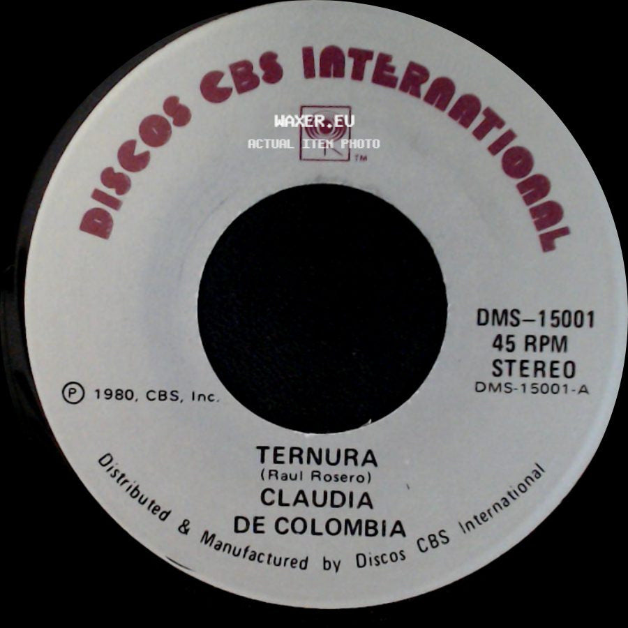 Claudia / Claudia De Colombia - Mis Motivos / Ternura side B